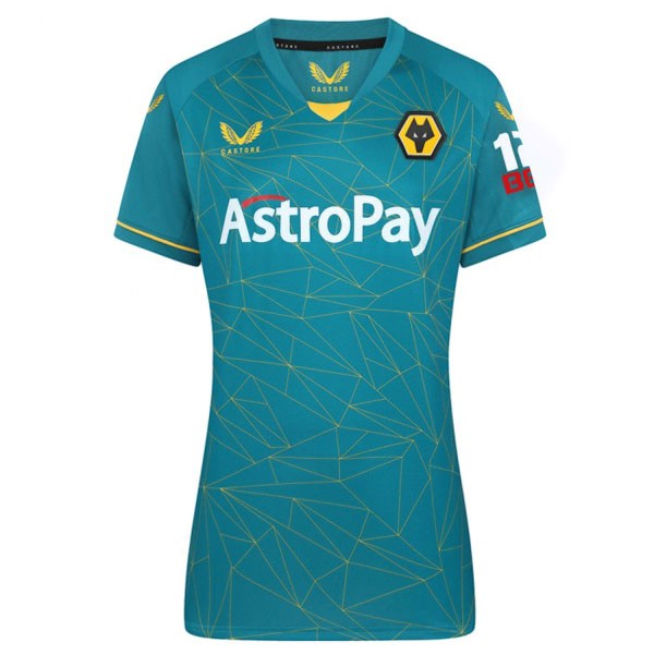 Camiseta Wolves 2ª Kit Mujer 2022 2023